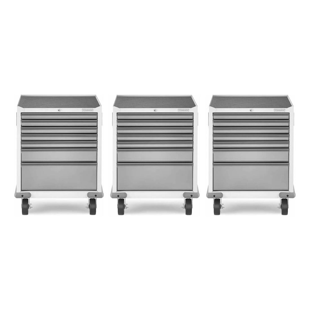 Gladiator 3 x Premier 7-Drawer Modular GearDrawer-GAGD277DKWx3-Garage Giant