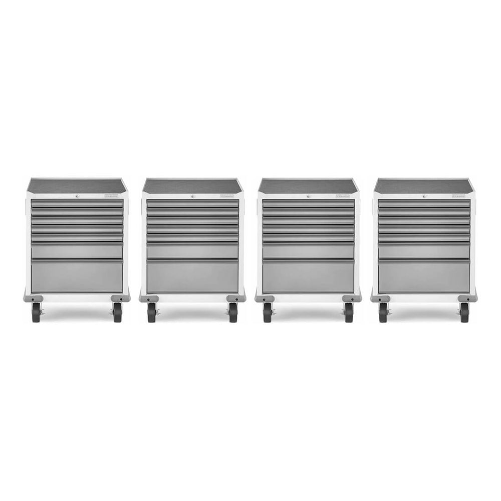 Gladiator 4 x Premier 7-Drawer Modular GearDrawer-GAGD277DKWx4-Garage Giant