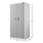 Gladiator 2 x 36-Inch Jumbo GearBox-GAJG36FDZWx2-Garage Giant 
