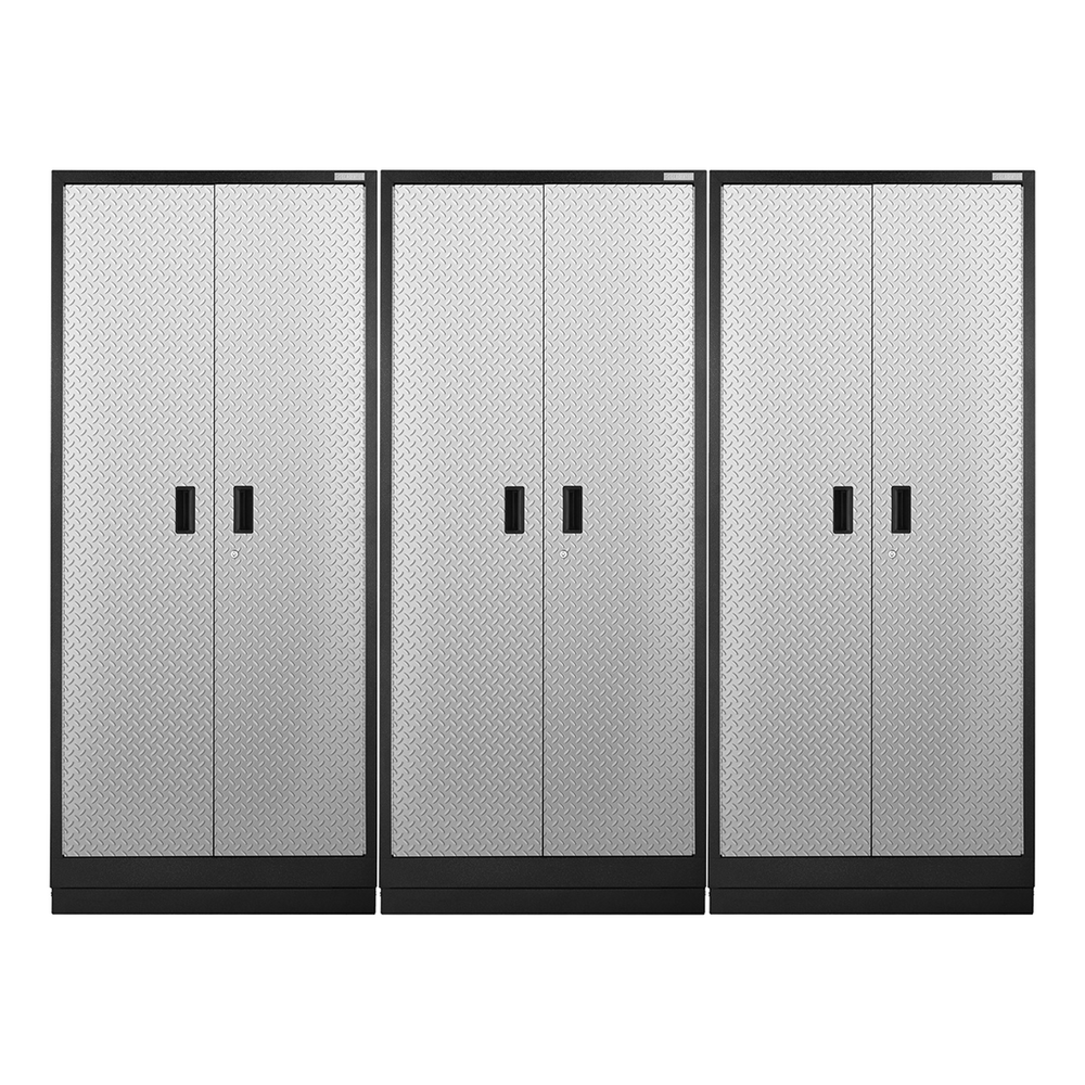 Gladiator Premier Pre-Assembled 84-Inch Tall Cabinet (3-Pack)-GALG362DPGx3-Garage Giant