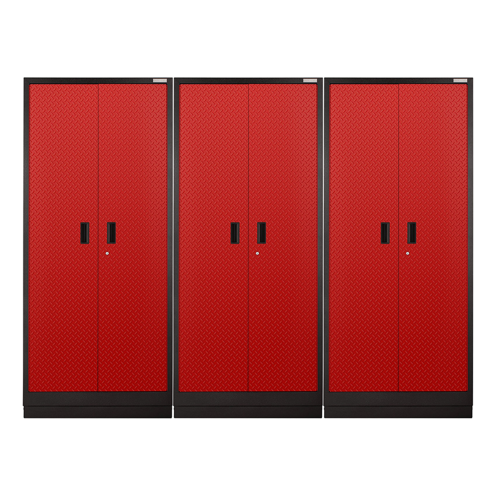 Gladiator Premier Pre-Assembled 84-Inch Tall Cabinet (3-Pack)-GALG362DPRx3-Garage Giant