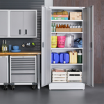 Gladiator Premier Pre-Assembled 84-Inch Tall Cabinet (3-Pack)-GALG362DPWx3-Garage Giant 