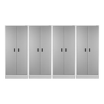 Gladiator Premier Pre-Assembled 84-Inch Tall Cabinet (4-Pack)-GALG362DPWx4-Garage Giant 
