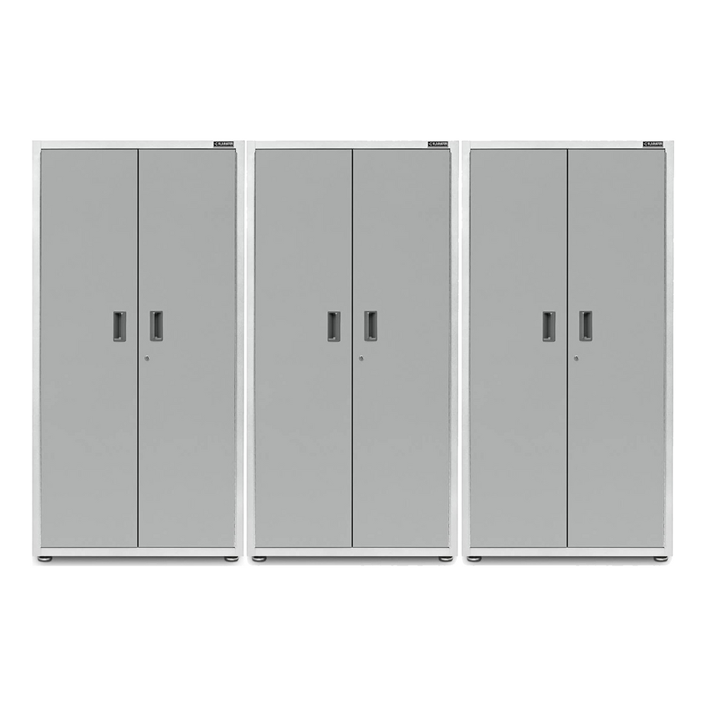 Gladiator 3 x Ready-To-Assemble 36-Inch Garage Cabinet-GALG36KDZWx3-Garage Giant