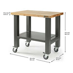 Gladiator Mobile Workstation-GAMW36HWEG-Garage Giant 