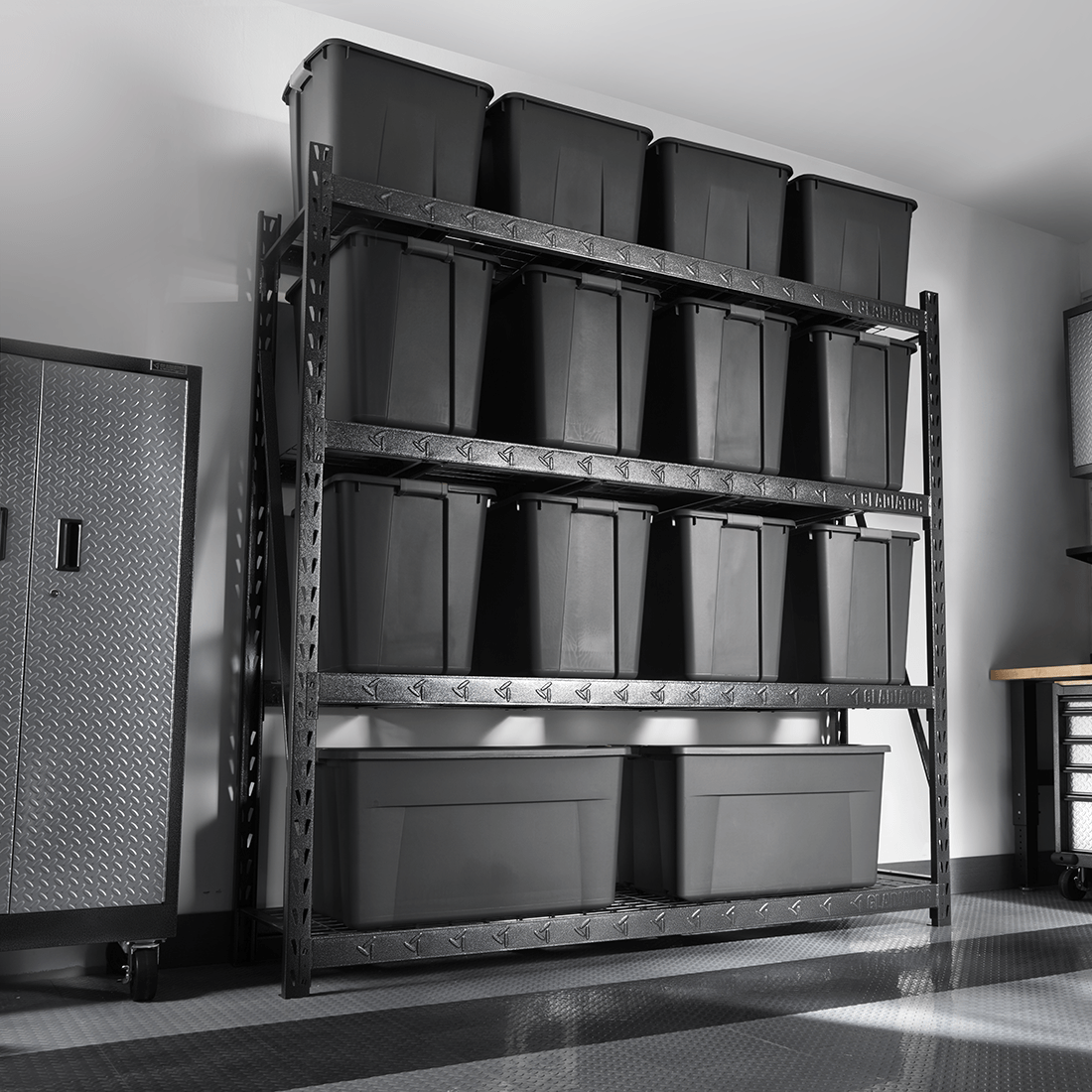 Gladiator 90-Inch Tool-Free Rack Shelving (2-Pack) | Garage Giant ...