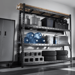 Gladiator 90-Inch Tool-Free Rack Shelving (2-Pack)-GARA904XIGx2-Garage Giant 