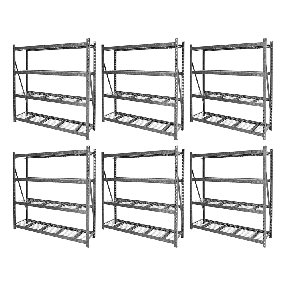 Gladiator 90-Inch Tool-Free Rack Shelving (6-Pack)-GARA904XIGx6-Garage Giant