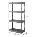 Gladiator 30-Inch EZ Connect Rack with Four 15-Inch Deep Shelves-GARC304RGG-Garage Giant 
