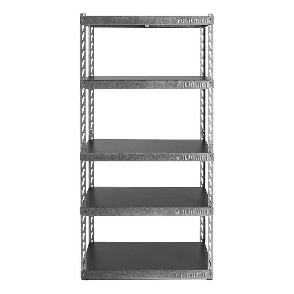 Gladiator 36-Inch EZ Connect Rack with Five 18-Inch Deep Shelves-GARK365TGG-Garage Giant