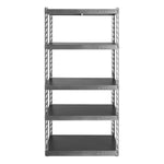 Gladiator 36-Inch EZ Connect Rack with Five 18-Inch Deep Shelves-GARK365TGG-Garage Giant 
