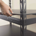 Gladiator 36-Inch EZ Connect Rack with Five 18-Inch Deep Shelves-GARK365TGG-Garage Giant 
