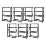 Gladiator 48-Inch Tool-Free Rack Shelving (7-Pack)-GARS484TEG-7-Garage Giant 
