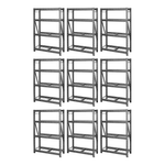 Gladiator 48-Inch Tool-Free Rack Shelving (9-Pack)-GARS484TEG-9-Garage Giant 
