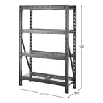 Gladiator 48-Inch Tool-Free Rack Shelving (9-Pack)-GARS484TEG-9-Garage Giant 