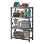 Gladiator 48-Inch Tool-Free Rack Shelving (9-Pack)-GARS484TEG-9-Garage Giant 