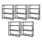 Gladiator 60-Inch Tool-Free Rack Shelving (5-Pack)-GARS604TEG-5-Garage Giant 