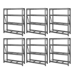 Gladiator 60-Inch Tool-Free Rack Shelving (6-Pack)-GARS604TEG-6-Garage Giant 