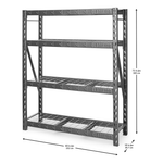 Gladiator 60-Inch Tool-Free Rack Shelving (7-Pack)-GARS604TEG-7-Garage Giant 