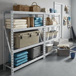 Gladiator 60-Inch Tool-Free Rack Shelving-GARS604TKW-Garage Giant 