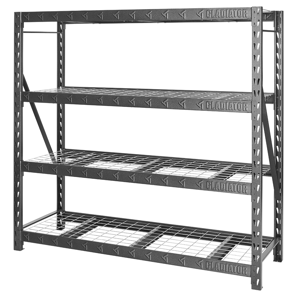 Gladiator 77-Inch Tool-Free Rack Shelving-GARS774XEG-Garage Giant