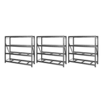 Gladiator 77-Inch Tool-Free Rack Shelving (3-Pack)-GARS774XEG-3-Garage Giant 