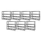 Gladiator 77-Inch Tool-Free Rack Shelving (7-Pack)-GARS774XEG-7-Garage Giant 