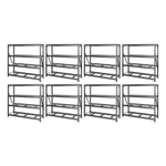 Gladiator 77-Inch Tool-Free Rack Shelving (8-Pack)-GARS774XEG-8-Garage Giant 