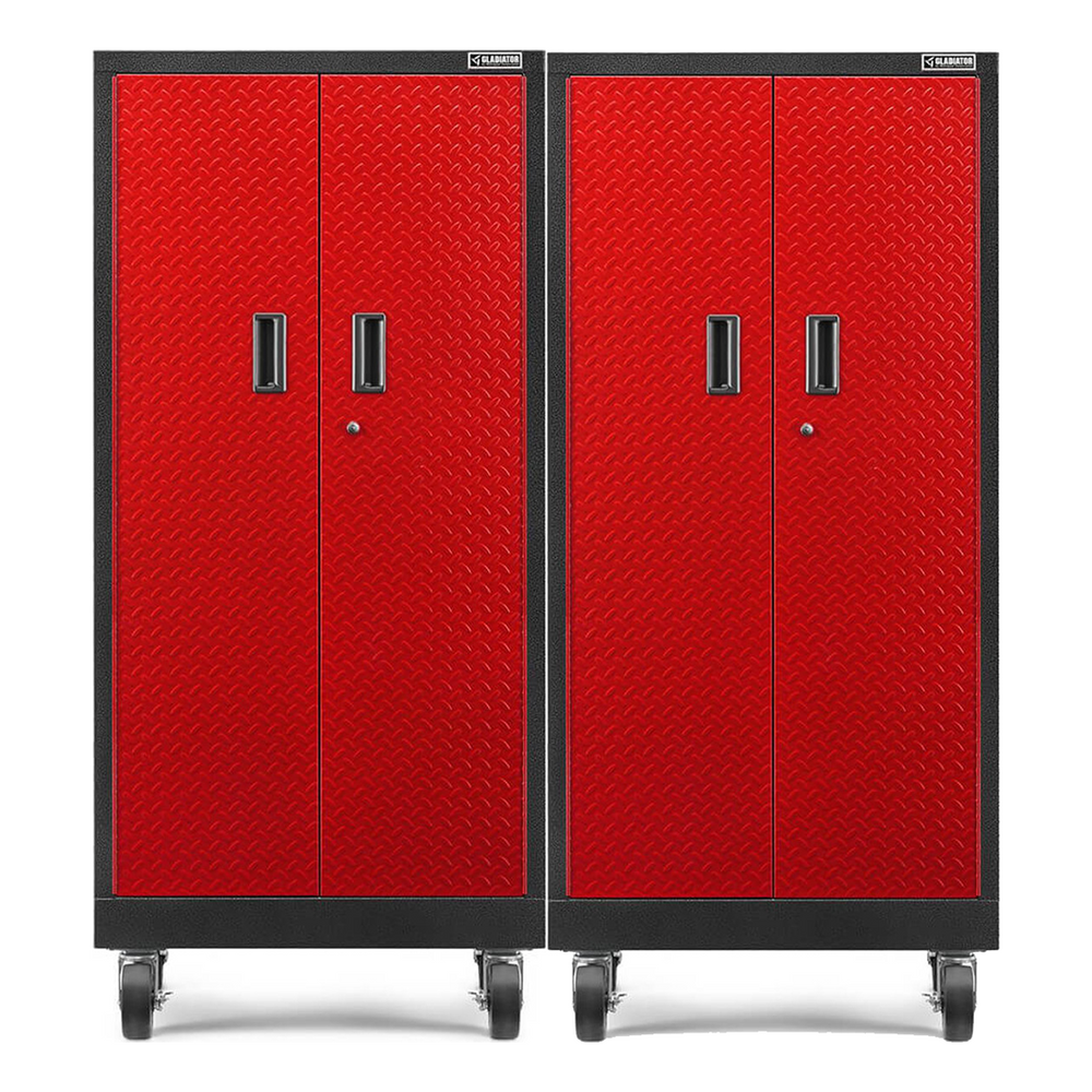 Gladiator 2 x Premier Tall GearBox Garage Cabinet-GATB302DDRx2-Garage Giant