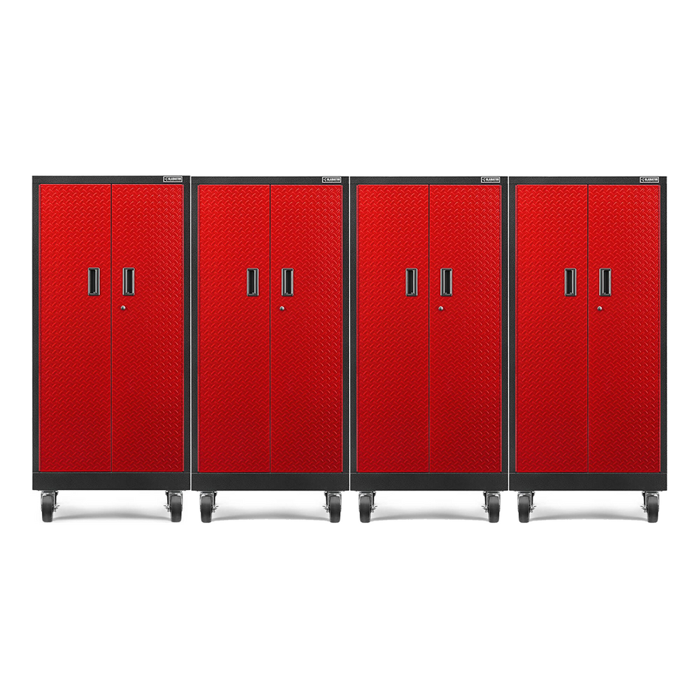 Gladiator 4 x Premier Tall GearBox Garage Cabinet-GATB302DDRx4-Garage Giant