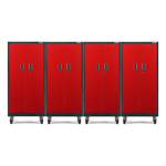 Gladiator 4 x Premier Tall GearLocker Garage Cabinet-GATL302DKRx4-Garage Giant 
