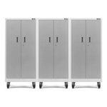 Gladiator 3 x Premier Tall GearLocker Garage Cabinet-GATL302DKWx3-Garage Giant 