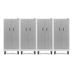 Gladiator 4 x Premier Tall GearLocker Garage Cabinet-GATL302DKWx4-Garage Giant 