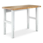 Gladiator Height Adjustable 4-Foot Hardwood Workbench-GAWB04HWJW-Garage Giant 