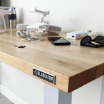 Gladiator Height Adjustable 4-Foot Hardwood Workbench-GAWB04HWJW-Garage Giant 