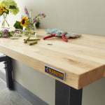 Gladiator Height Adjustable 6-Foot Hardwood Workbench-GAWB06HWEG-Garage Giant 
