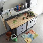 Gladiator Height Adjustable 6-Foot Hardwood Workbench-GAWB06HWEG-Garage Giant 
