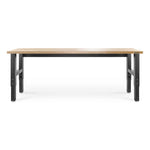 Gladiator Height Adjustable 8-Foot Hardwood Workbench-GAWB08HWEG-Garage Giant 