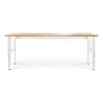 Gladiator Height Adjustable 8-Foot Hardwood Workbench-GAWB08HWGW-Garage Giant 
