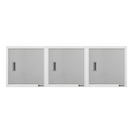 Gladiator 3 x Premier 24-Inch Wall GearBox Garage Cabinet-GAWG241DKWx3-Garage Giant 