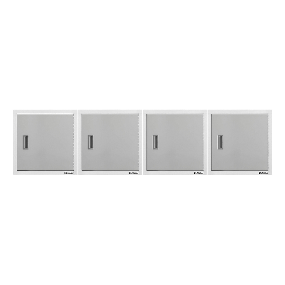 Gladiator 4 x Premier 24-Inch Wall GearBox Garage Cabinet-GAWG241DKWx4-Garage Giant