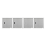 Gladiator 4 x Premier 24-Inch Wall GearBox Garage Cabinet-GAWG241DKWx4-Garage Giant 
