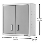 Gladiator 2 x Ready-to-Assemble 28-Inch Wall GearBox-GAWG28FVEWx2-Garage Giant 