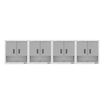 Gladiator 4 x Ready-To-Assemble 3/4 Wall GearBox-GAWG28KVEWx4-Garage Giant 