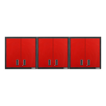 Gladiator 3 x Premier 30-Inch Wall GearBox Garage Cabinet-GAWG302DDRx3-Garage Giant 