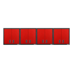 Gladiator 4 x Premier 30-Inch Wall GearBox Garage Cabinet-GAWG302DDRx4-Garage Giant 