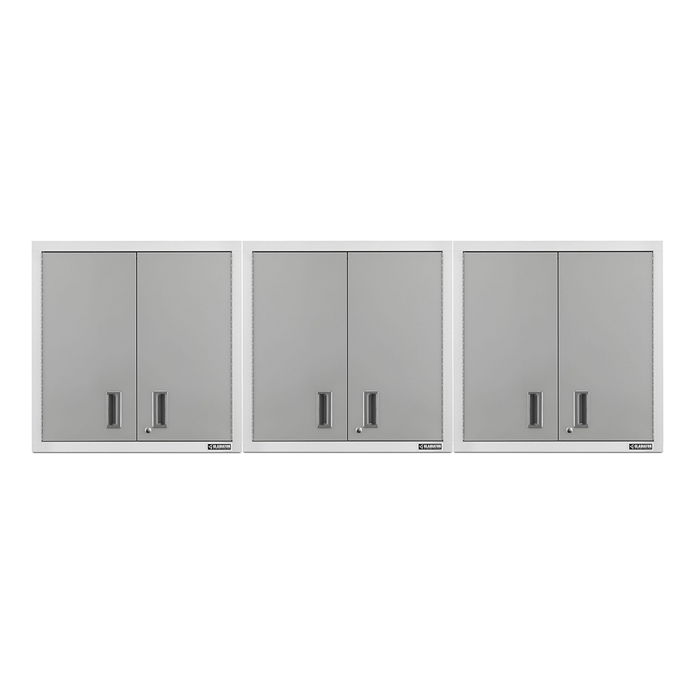 Gladiator 3 x Premier 30-Inch Wall GearBox Garage Cabinet-GAWG302DZWx3-Garage Giant