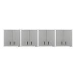Gladiator 4 x Premier 30-Inch Wall GearBox Garage Cabinet-GAWG302DZWx4-Garage Giant 