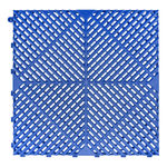 SafeRacks Interlocking Blue Garage Floor Tiles (16 Pack)-GF-RIB-16BL-Garage Giant 