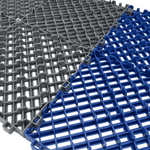 SafeRacks Interlocking Black Garage Floor Tiles (48 Pack)-GF-RIB-48B-Garage Giant 